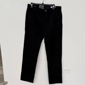 Volcom Men's Black Chinos